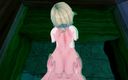 Hentai Smash: Sissy femboy Link recebe POV de quatro fodida em uma...