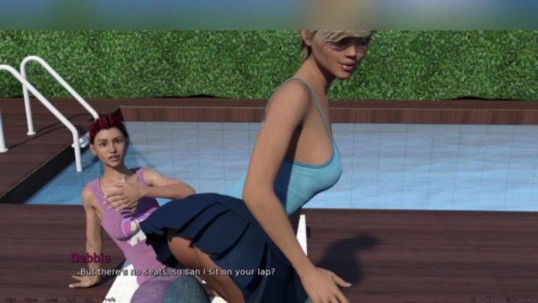3DXXXTEEN2 Cartoon: Debbie prefers biology to chemistry. 3D porn cartoon sex