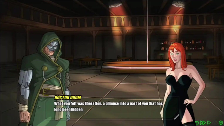 Xr Gamer: Mary Jane Rubs Her Foot on Doom's Monster Cock in...