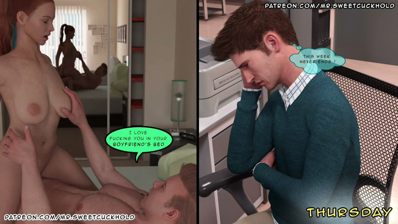 Captain Erogaming comics: मेरे बॉयफ्रेंड से बहुत बड़ा - भाग 3
