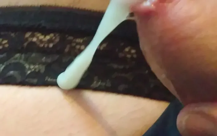 Cindy Belfast: Cindy Shoots Cum on Her Stockings