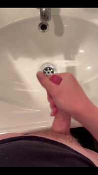 Masturbating