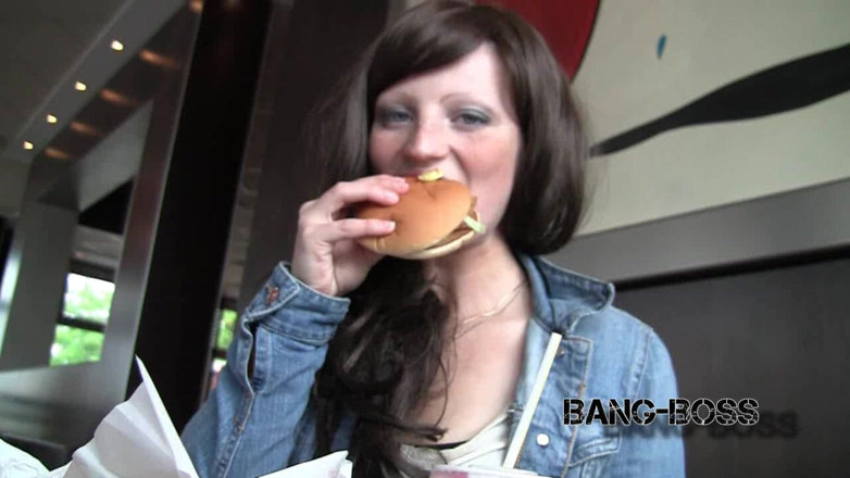 Bang-Boss: Sperm Snack in a Burger Shop