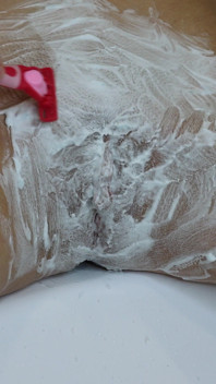 Muschi rasieren mit Trimmer und Razor Nahaufnahme! Leichtes fingern!