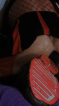 Black Red Cheerleader Outfit, BBC to Ride to Orgasm