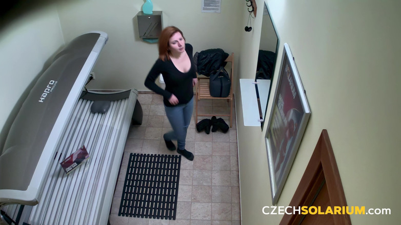 Czech Solarium: Tcheco Solarium 234: Jovem ruiva brilha em Solarium