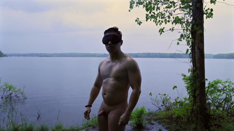 barenakedboy: Buigen en aftrekken in de regen bij het meer