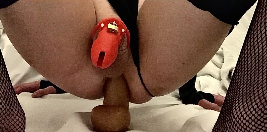 Eve Sissy: Culona mariquita folla consolador enorme