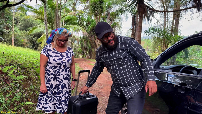 Mature On Tour: Big Breast Mature Picked up for Open Ass Fucking