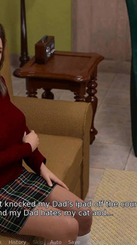 The East Block: College Girl Jerks off Two Older Man with Big Cocks on the Couch - Episode 12