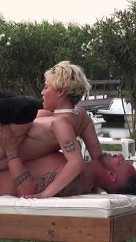 Bts, Hot Thai Girl Get Fucked by Three Horny Guys in a Park