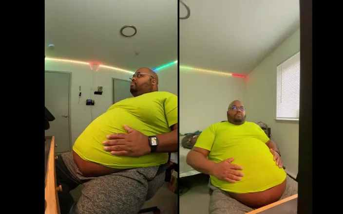 Blkhole420: Just working and staying chubby dual view attempt part 1