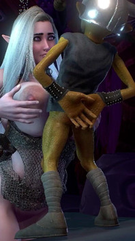 moti yogini goblin gupha men boobjob de rahi hai