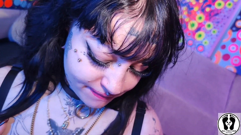 All You Can Fetish: Blowjob berahi berakhir dengan pancutan mani pada hidung