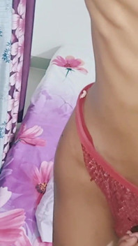 Skinny Desi Femboy Masturbates in His Lil Sister's Used Pantie
