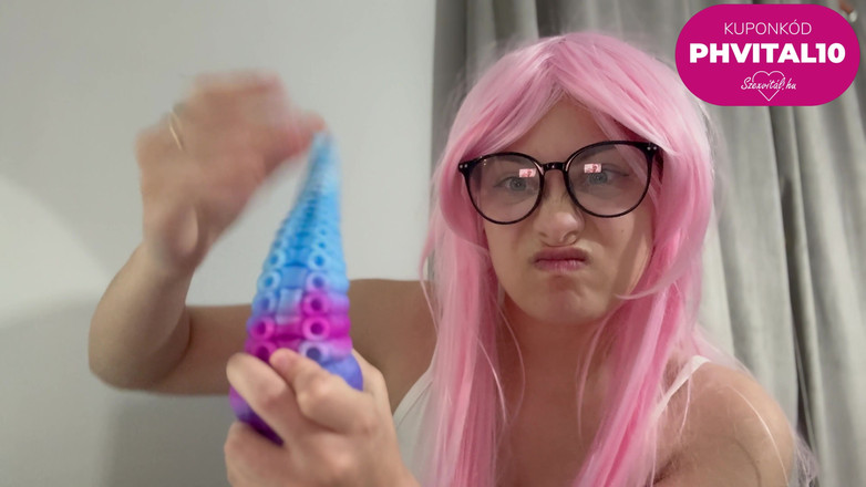 AmayaMori: Saya menghinakan zakar dan membuat muka Ahegao dalam kostum cosplay