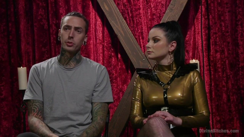 Divine Bitches by Kink: Disobedient Masturbating Slave Punished and Fucked with a Fat Cock