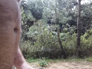 Slave4udom - swich bdsm: Slave4udom Pee in the Beach-wood