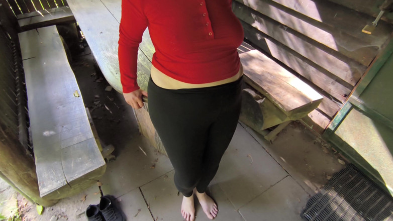 Bouncy Tits Action: Sodomie dans la cabane