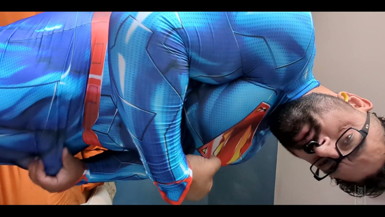 Bruiser Bearwood: Superman Suit.