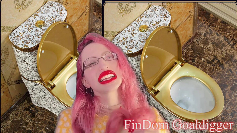 FinDom Goaldigger: Transformasi hamba pembersih tandas!