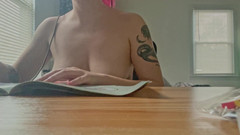 lilredvelvettt: Asmr con costruzione lego in topless