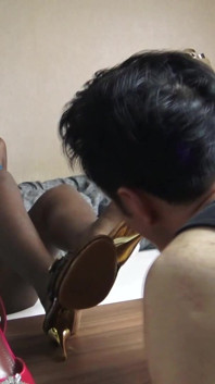 Ebony Teen Princess Shoe Cleaner