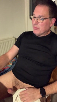 Jerking--off Before Bed at the Table. Nice Ogasm