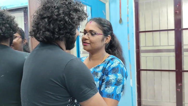 Vaigavarun45: Step Mom and Step Son Hot Fuck While Wife Not...