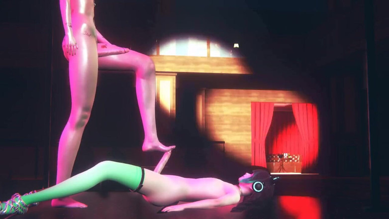 Yaoitube: Yaoi Femboy - Sora footjob a dvojitá penetrace