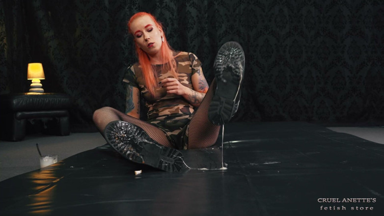 Cruel Anettes fetish world: POV - You Must Lick the Dirty Spit