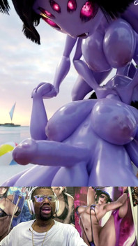 Thicc Milky Waifu Busts a Huge Nut