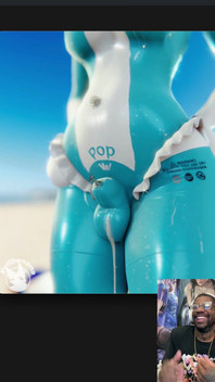 Cute Inflatable Transgender Demonstrates Her Semen Water for Anyone Who’s Fucking Thirsty