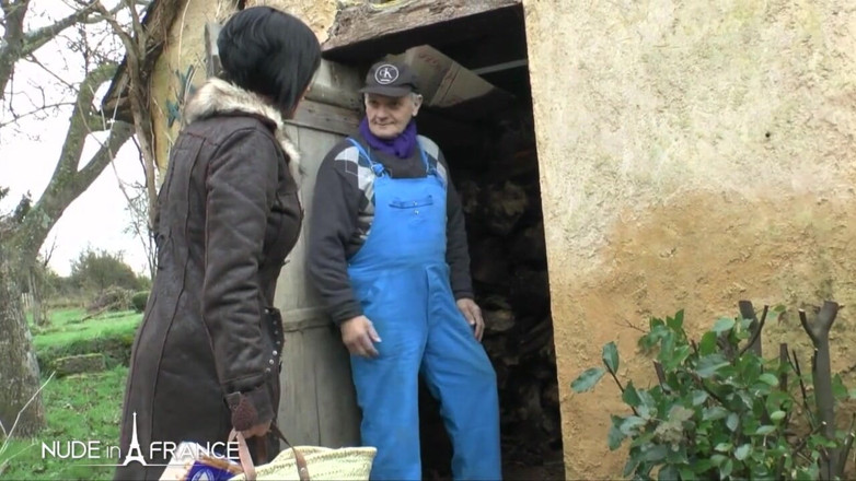 Nude in France: Big Tit City Bitch Messes with the Wrong Farmer