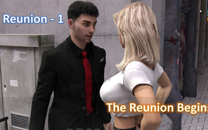 3D Cartoon Porn: Reunion 1 - John सालों के बाद अपनी सौतेली मम्मी और सौतेली बहनों से मिलता है