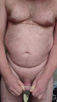 Eccitata Sul Mio Preservativo Usato Con Sperma Di Ghiaccio