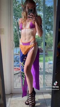 Eva summers giugno 2025 compilation di cosplay di tiktok princess zelda