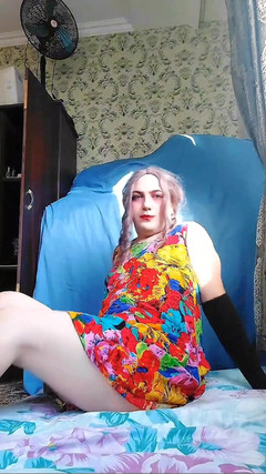 Kitty_Cross: Báječný vkus: Booty Ultimate Crossdresser šaty Podívaná! Crossdresser Kitty