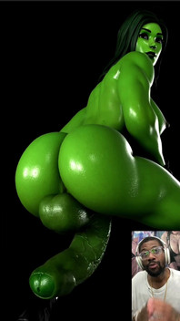 This Futa Cock Milky Breast Ass She-hulk Twerking Animation Is Better Than the Original