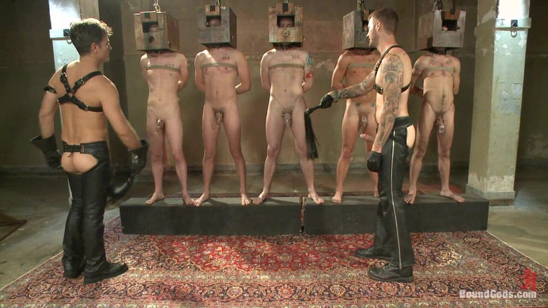 Bound gods: Bound gods jubiläums-live-show - die sklavenauktion - teil eins