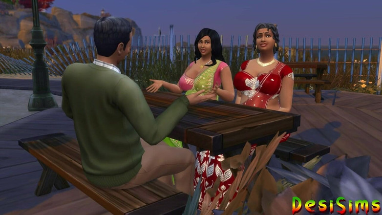 Desi Sims: Un tânăr indian și-a futut mama vitregă la duș