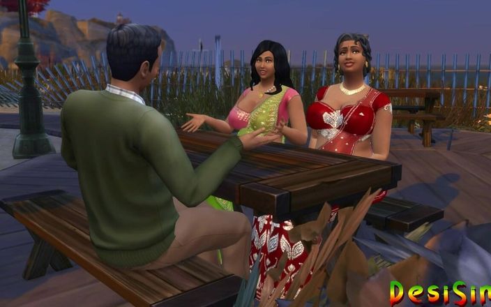 Desi Sims: Un tânăr indian și-a futut mama vitregă la duș