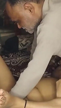 Fucking Video Hindi Audio Fucking Step Uncle and Stepaunty Sucking Foreplay Hot Boobs Nipple Tiny Pussy