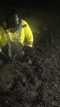 Latex High-vis Worker Drone Mud Fuck