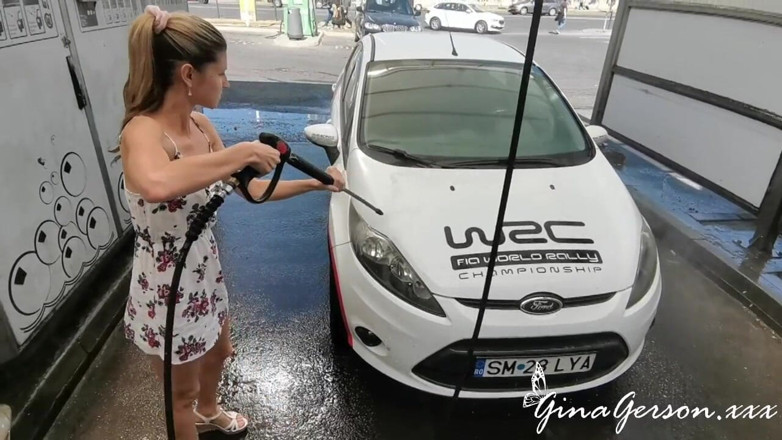 Gina Gerson: Služba mytí aut pro šukání