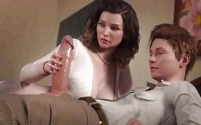 Dirty GamesXxX: Treasure of Nadia: a guy with a very big cock...