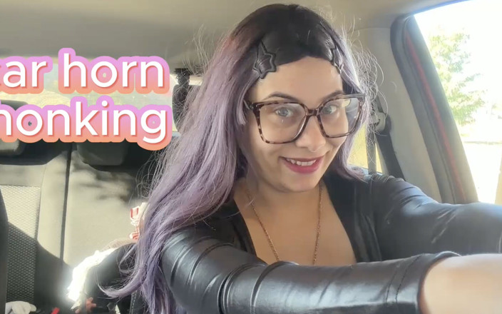 AmayaMori: Im in the Car and Honking Horn with My Big...
