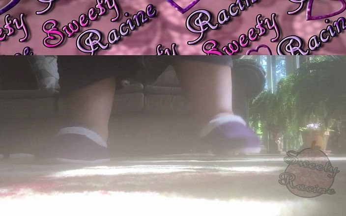 Sweety Racine: Gigante ssbbw pés andando