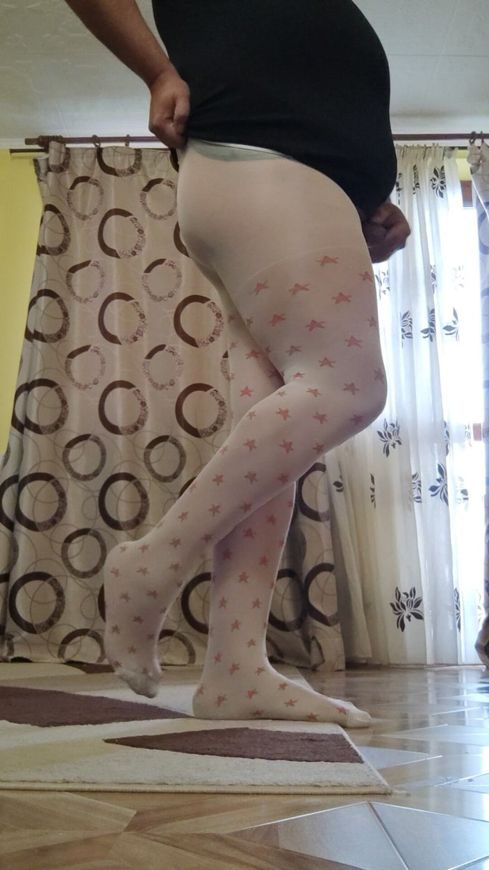 Pantyhosecouple123: Taytlarıma, taytlara, taytlara, beyaz taytlara sürtünüyorum