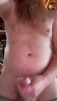 Redneck Jerk and Cum in Garage